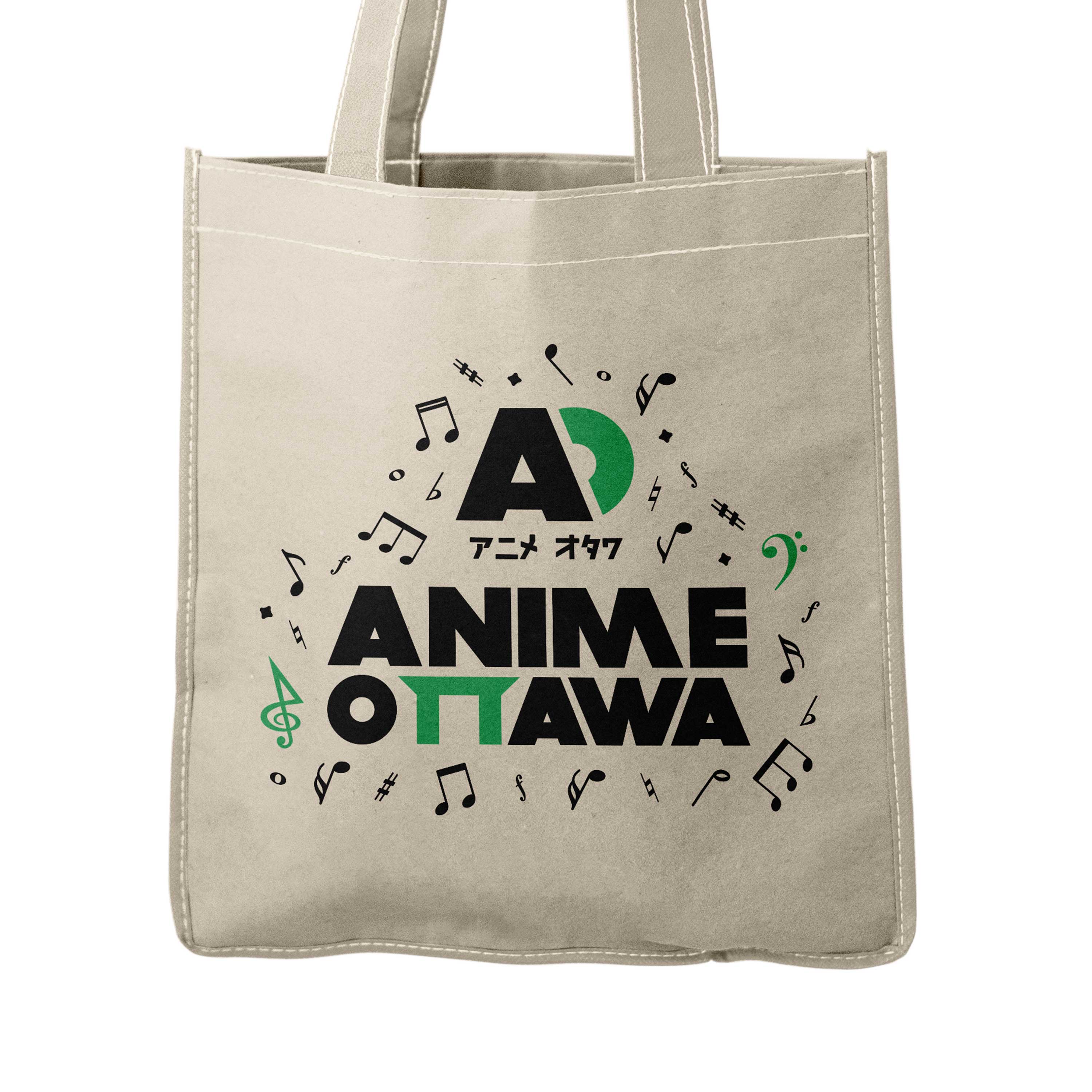 Anime Ottawa Beige Music Tote