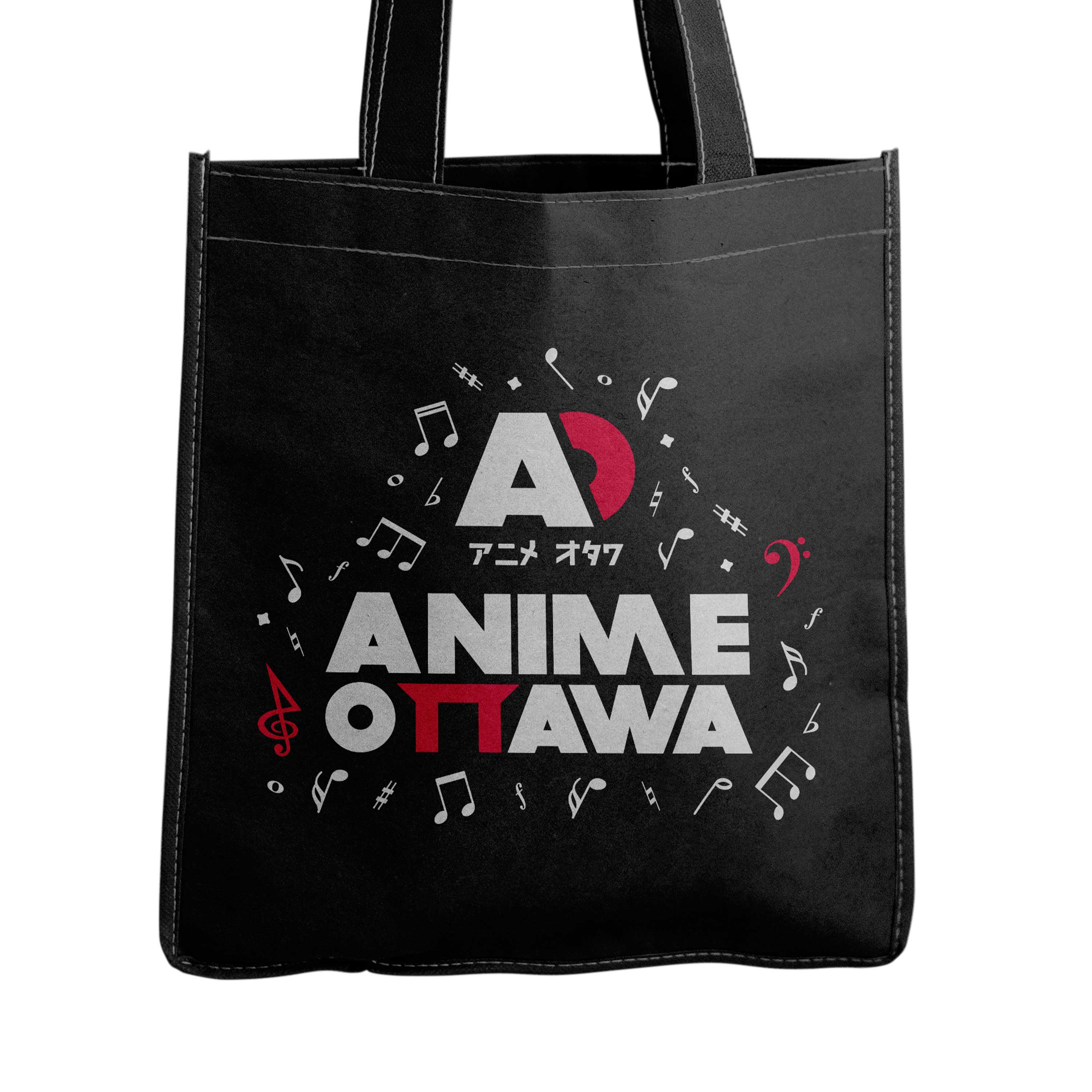 Anime Ottawa Black Music Tote