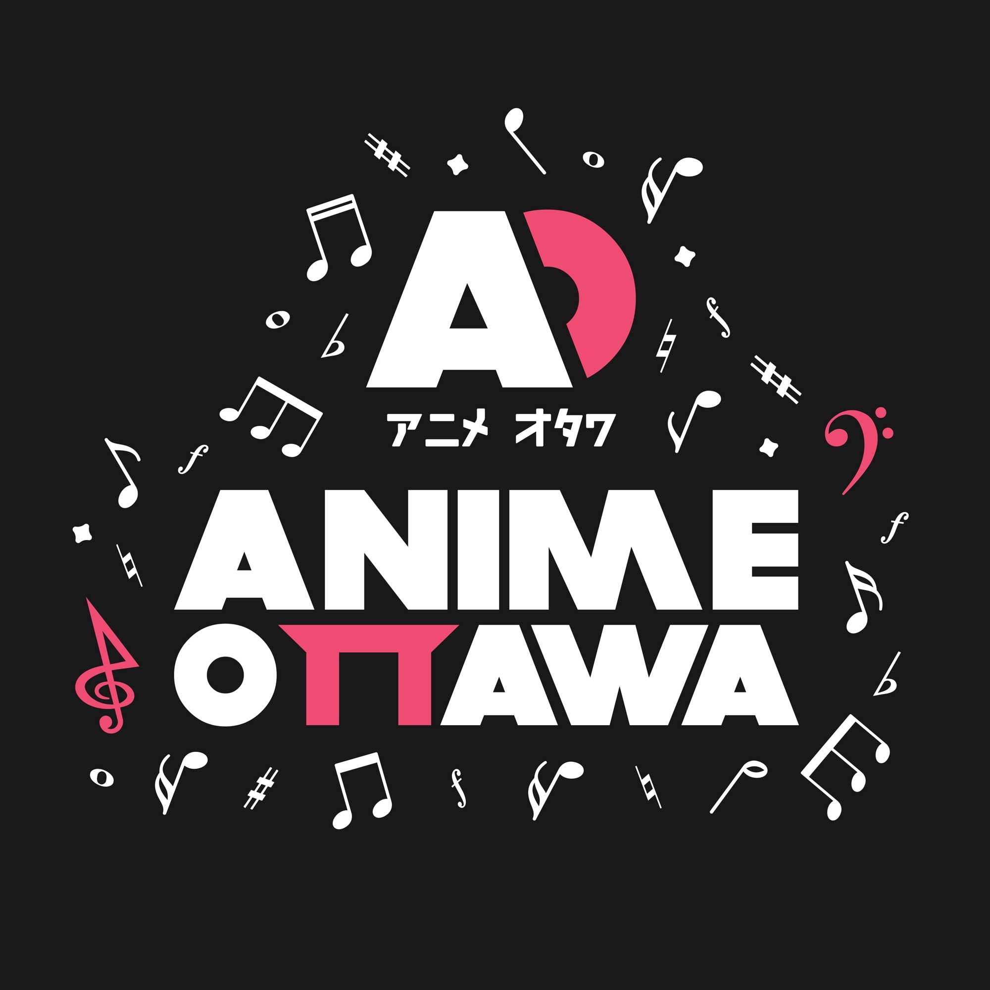 Anime Ottawa Black Music Tote