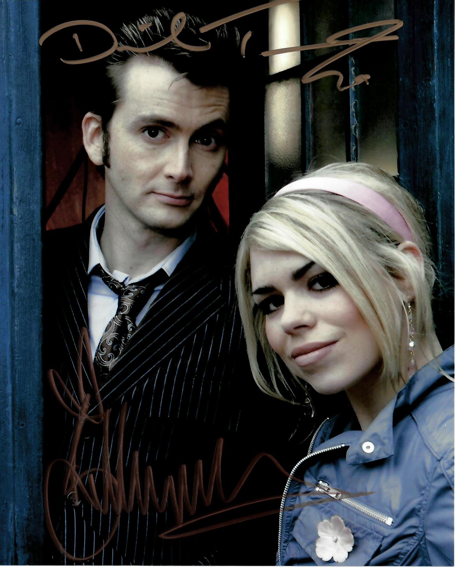 David Tennant and Billie Piper Autograph