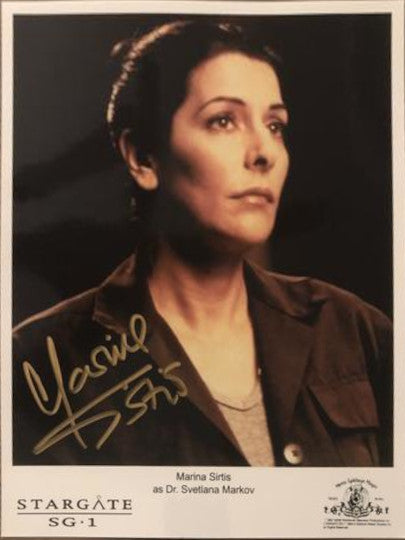 Photo autographiée par Marina Sirtis